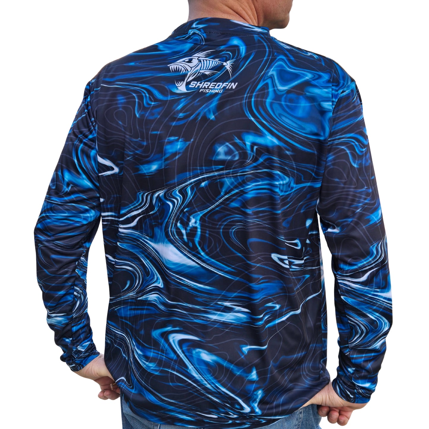 ShredFin StormSurge Performance Shirt | Blue Abyss