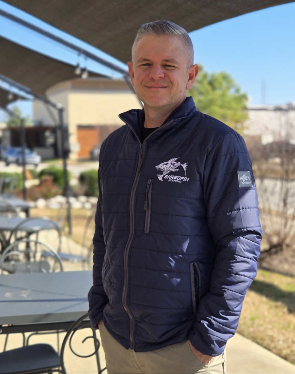 ShredFin Tailwindz Jacket | Navy Blue