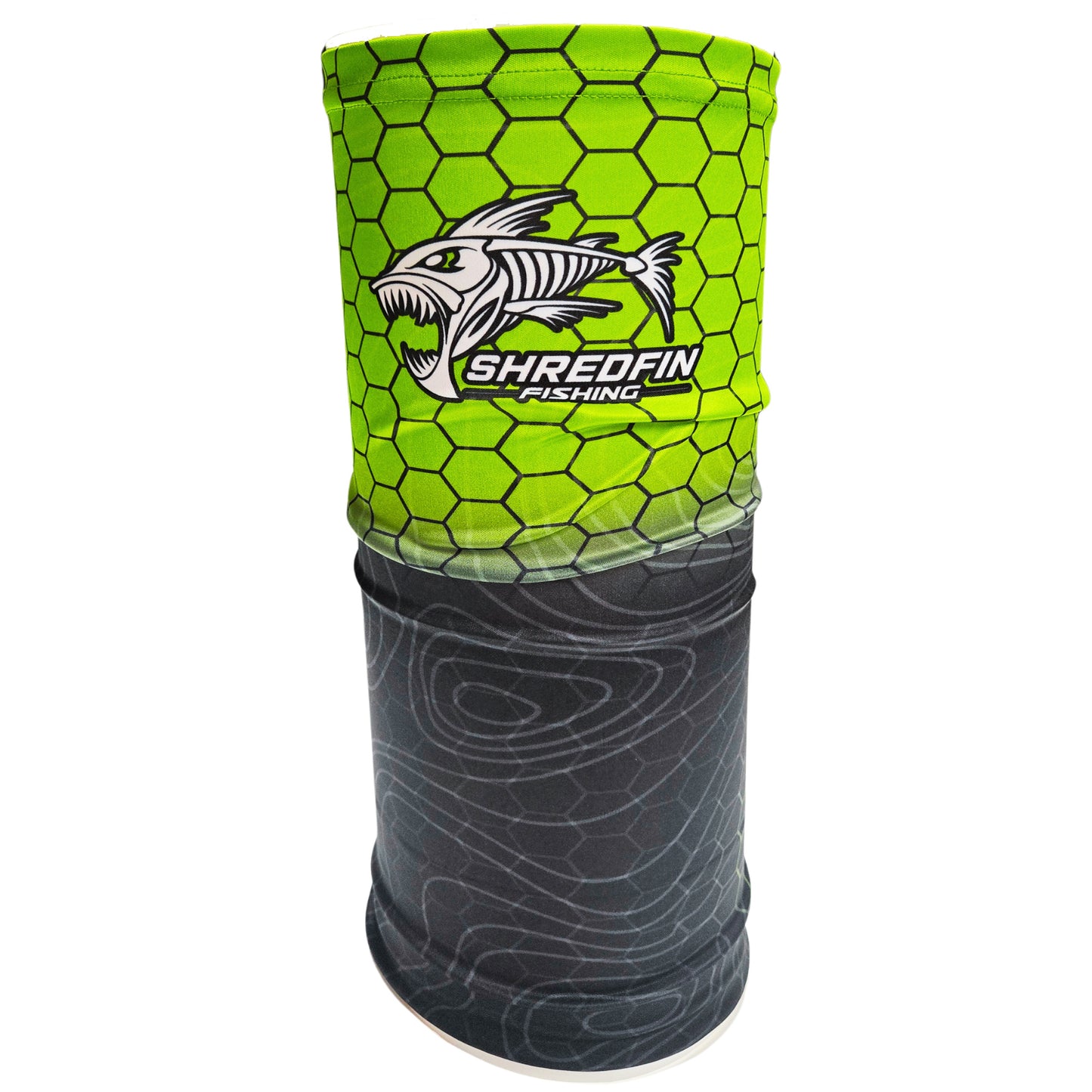 ShredFin HexCast Performance Neck Gaiter | Chartreuse/Black