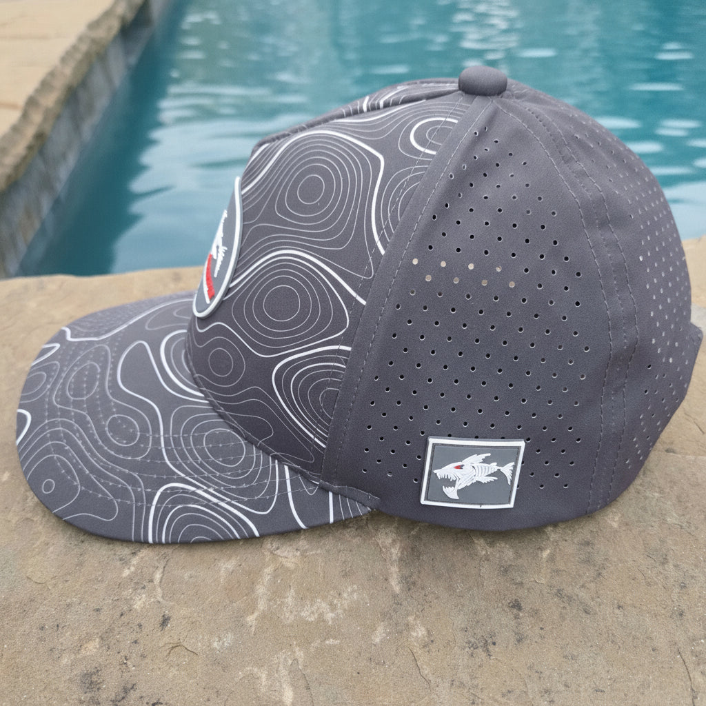 ShredFin Contourz Elite Performance Hat | Battleship Gray