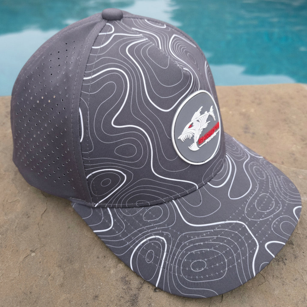 ShredFin Contourz Elite Performance Hat | Battleship Gray