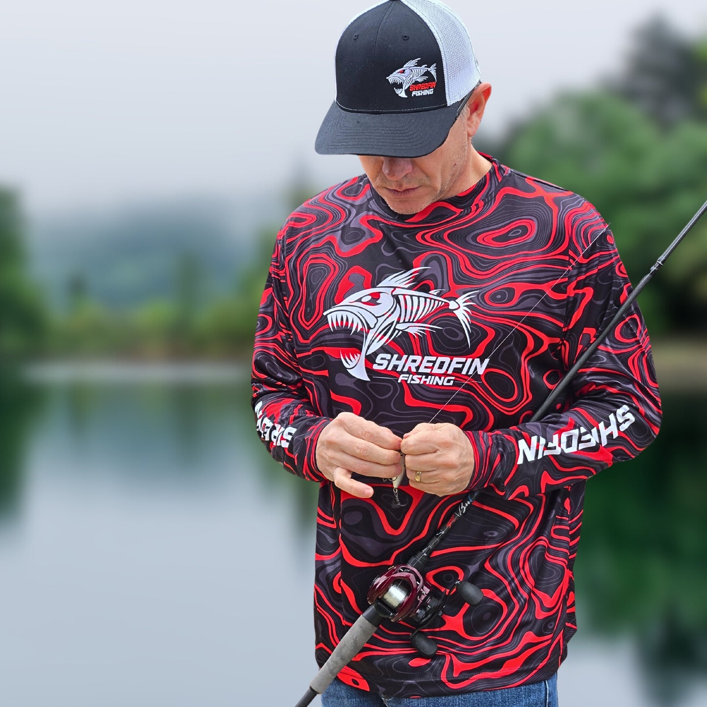 ShredFin Contourz Performance Shirt | Red River