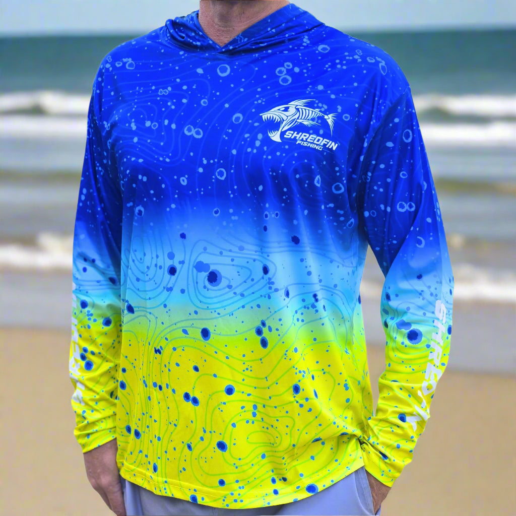 ShredFin Contourz Performance Shirt | Mahi Vibes
