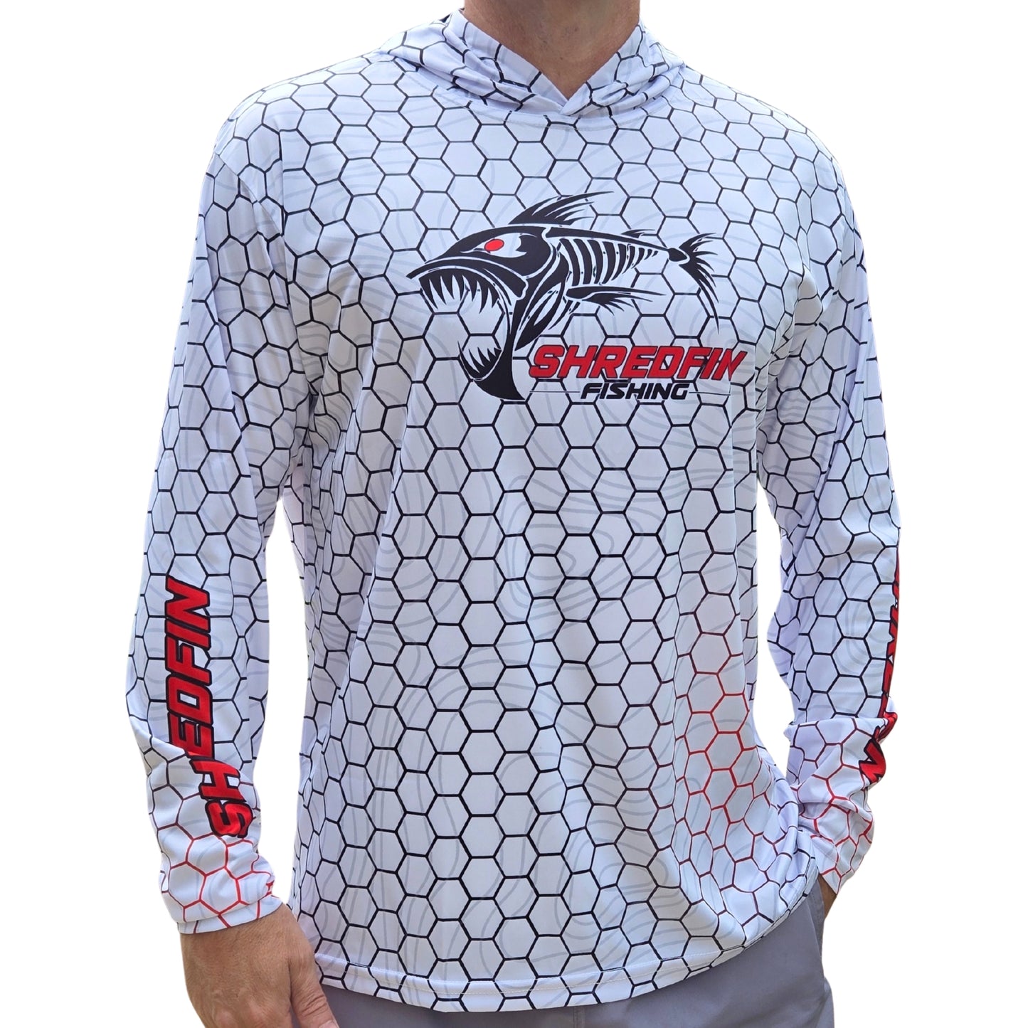 ShredFin Contourz HexCast Hooded Performance Shirt