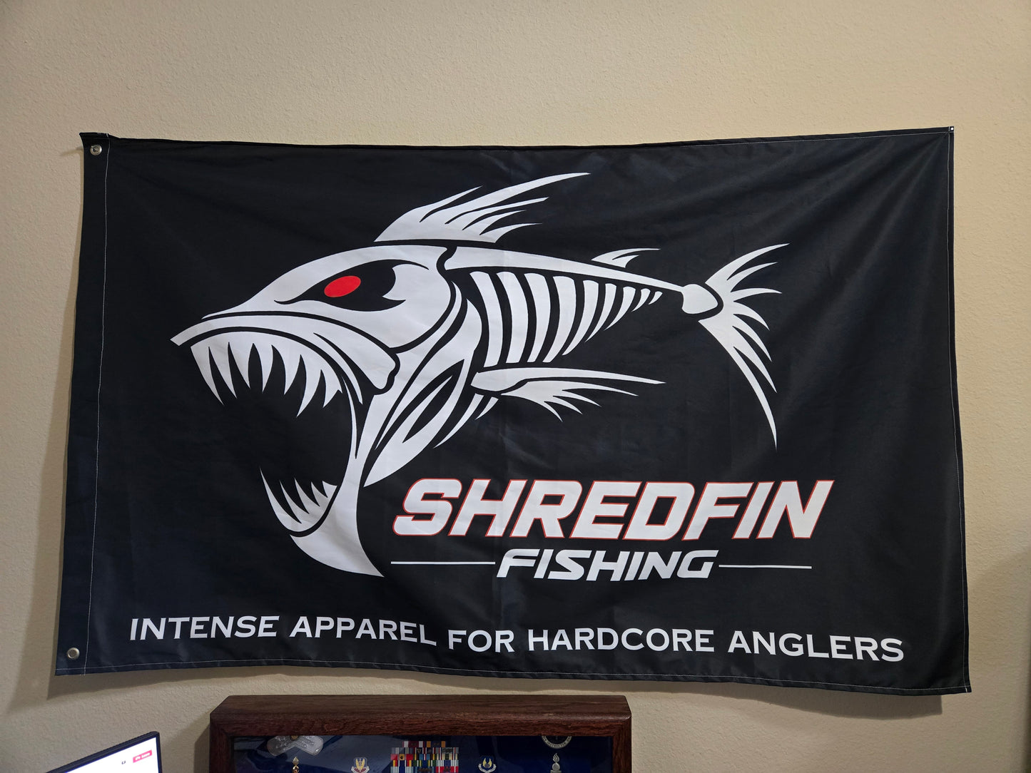 ShredFin Boat Flag