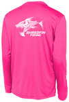 ShredFin Neon Pink Long Sleeve Performance Shirt