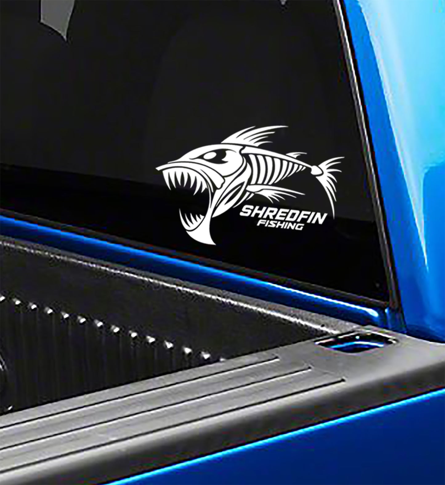 ShredFin Die Cut Window Decal