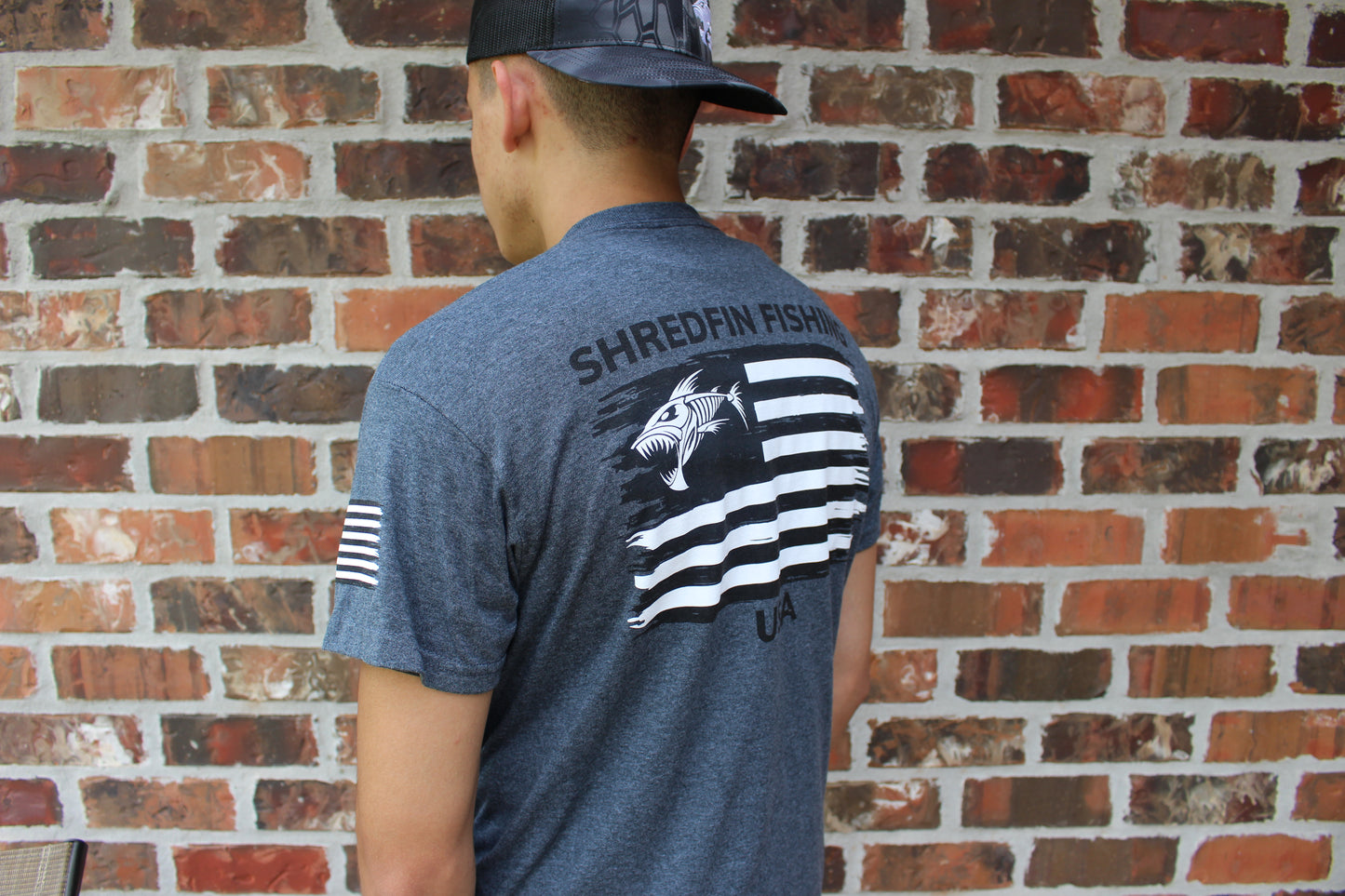 ShredFin Tactical Freedom T-Shirt | Gray