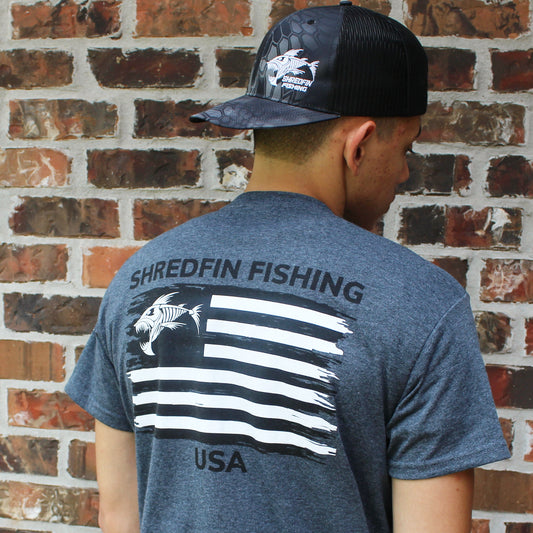 ShredFin Tactical Freedom T-Shirt | Gray