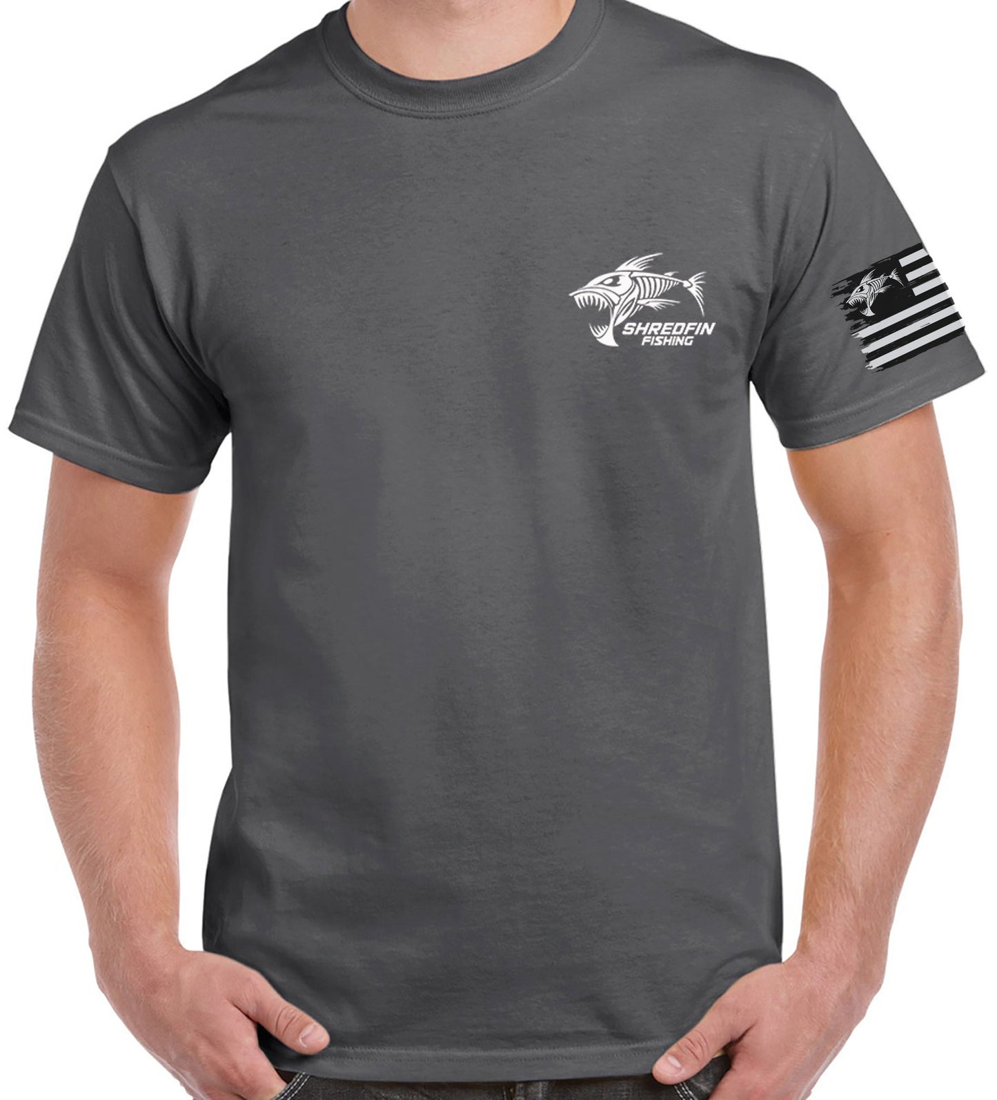 ShredFin Tactical Freedom T-Shirt | Gray
