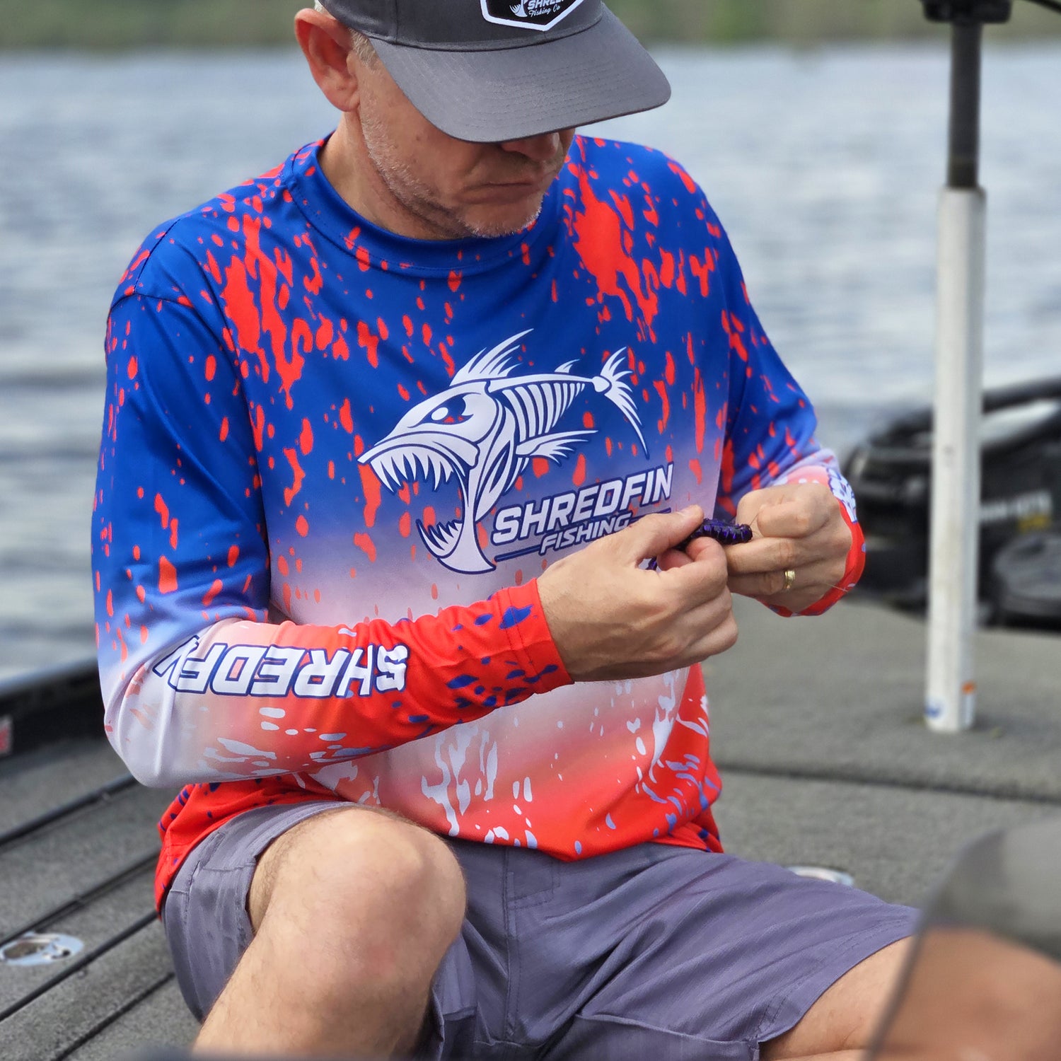 ShredFin Hooded Performance Fishing Shirt