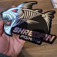 Chrome/Holographic ShredFin Decal