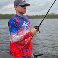 ShredFin Splash Camo Performance Shirt | Freedom Fade