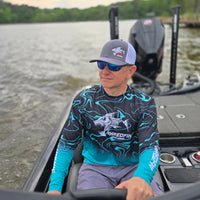 ShredFin RipTide Performance Shirt | Seafoam Fade