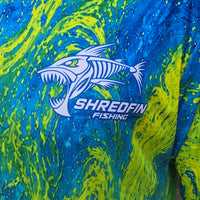ShredFin StormSurge Hooded Performance Shirt | Mahi Swirl