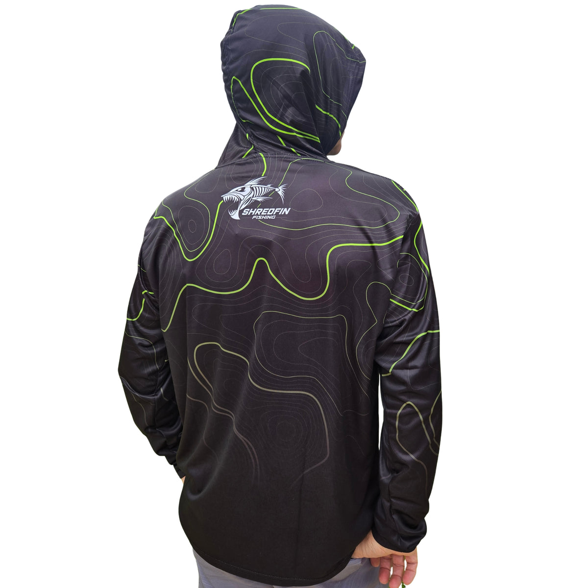 ShredFin Contourz Hooded Performance Shirt | Night Ops