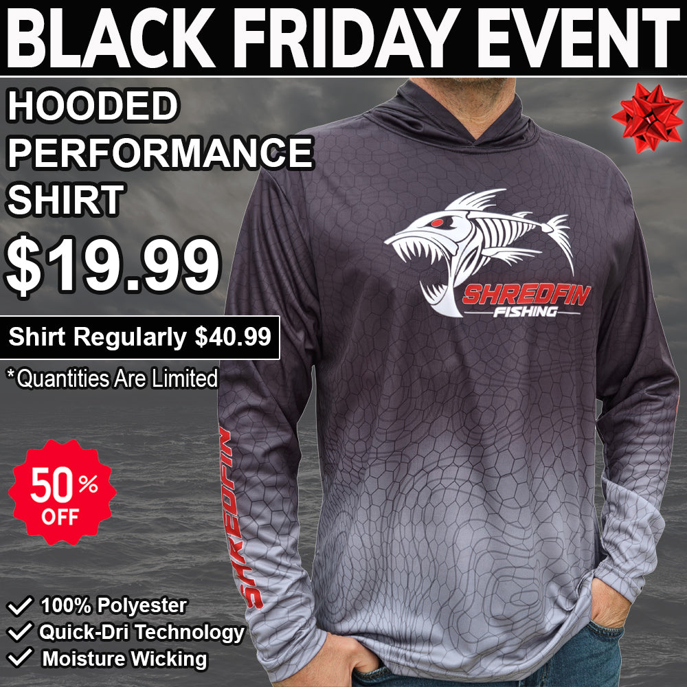 🎁 ShredFin Contourz Hooded Performance Shirt | Black Friday Deal 🎁