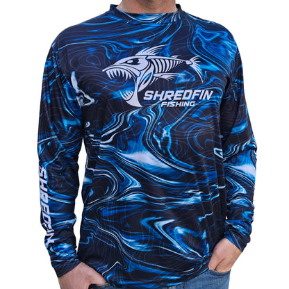 ShredFin StormSurge Performance Shirt | Blue Abyss