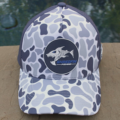 ShredFin Retro Camo Elite Performance Hat | Overcast