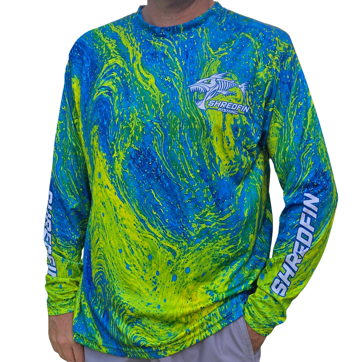 ShredFin StormSurge Performance Shirt | Mahi Swirl