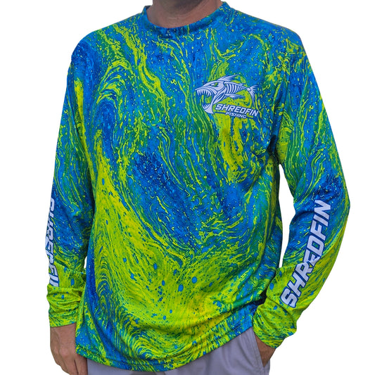 ShredFin StormSurge Performance Shirt | Mahi Swirl
