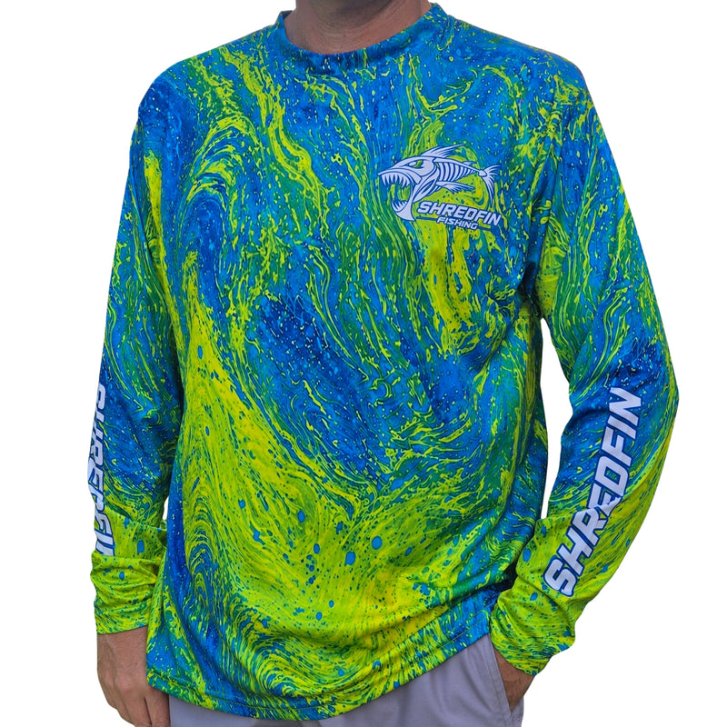ShredFin StormSurge Performance Shirt | Mahi Swirl
