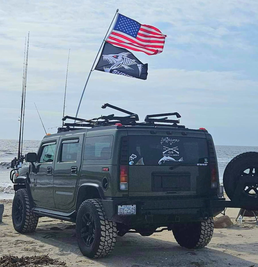 ShredFin Boat Flag