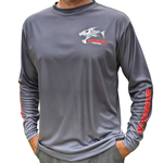 ShredFin Performance Shirt | Tungsten Gray Fade