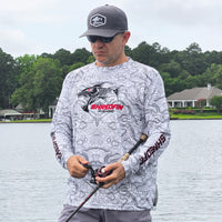 ShredFin Contourz Performance Shirt | White/Black