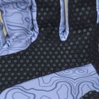 ShredFin Fingerless Fishing Gloves | Contourz Pattern | Tungsten Gray
