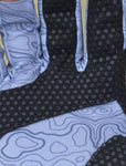 ShredFin Fingerless Fishing Gloves | Contourz Pattern | Tungsten Gray