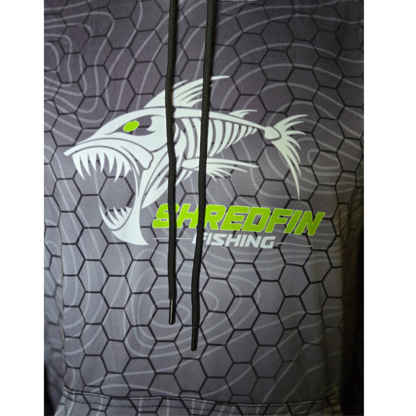 ShredFin HexCast Elite Performance Hoodie | Tungsten