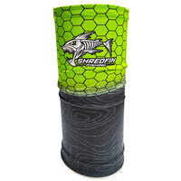 ShredFin HexCast Performance Neck Gaiter | Chartreuse/Black