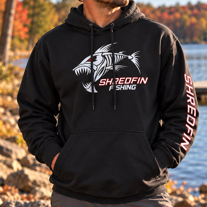 ShredFin Classic Hoodie | Black