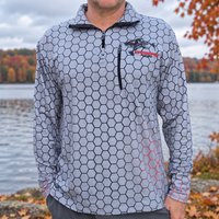 ShredFin First Cast Midweight 1/4 Zip | HexCast | Tungsten