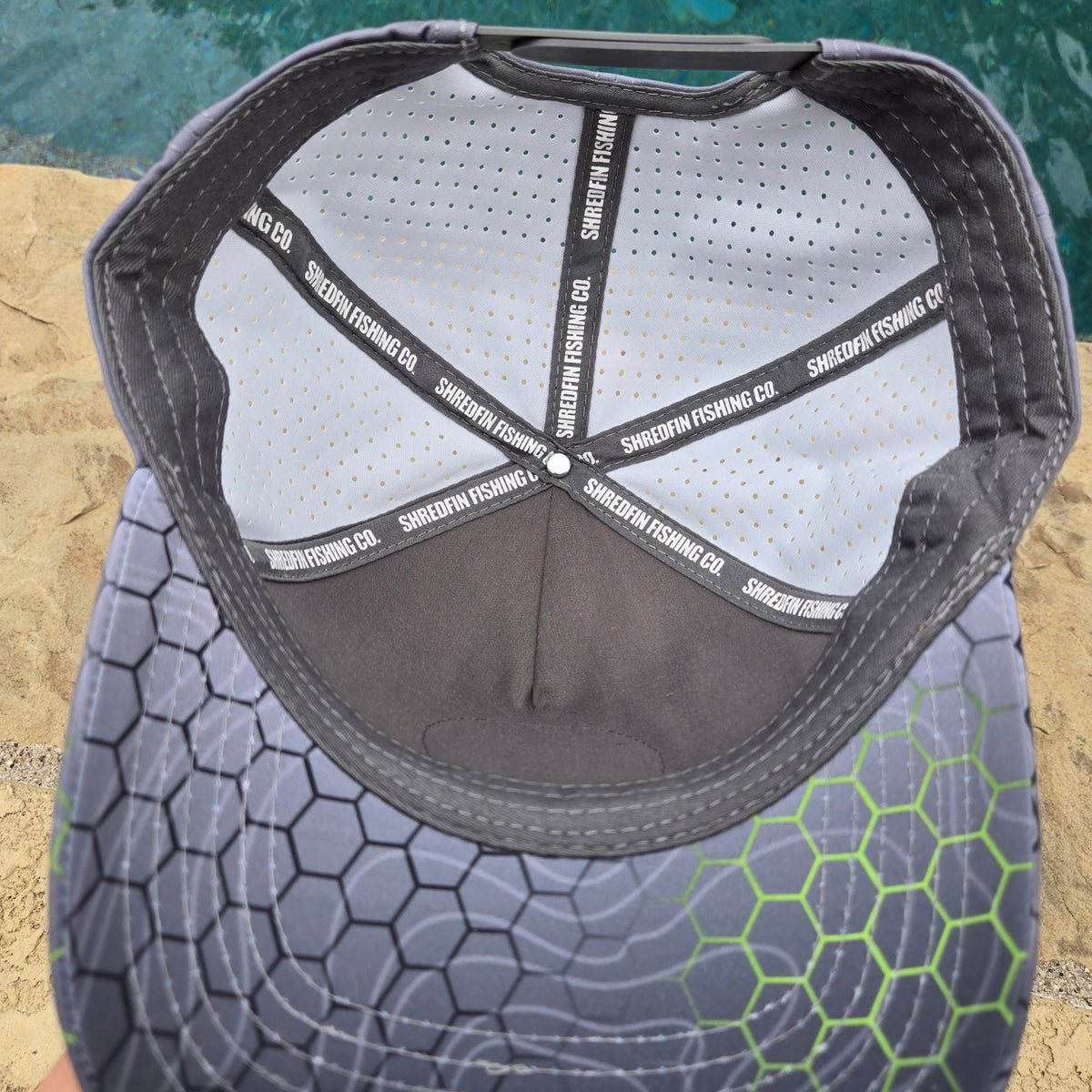 ShredFin HexCast Elite Performance Hat | Tungsten