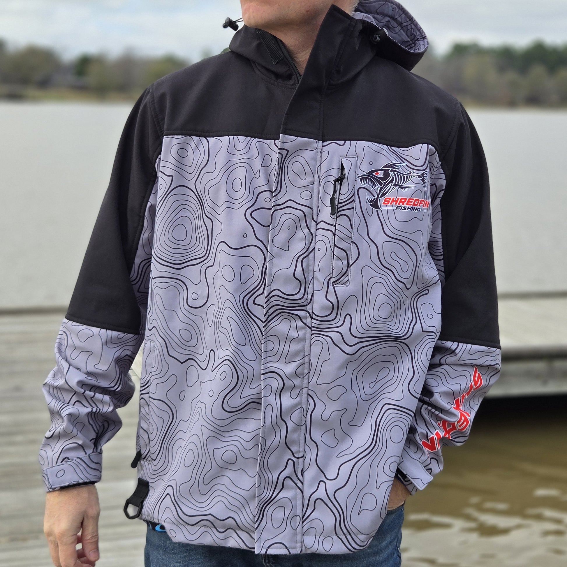 ShredFin Storm Shredder All Weather Jacket Contourz Pattern M