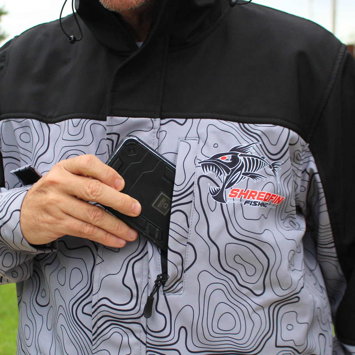 ShredFin Storm Shredder All Weather Jacket | Contourz Pattern