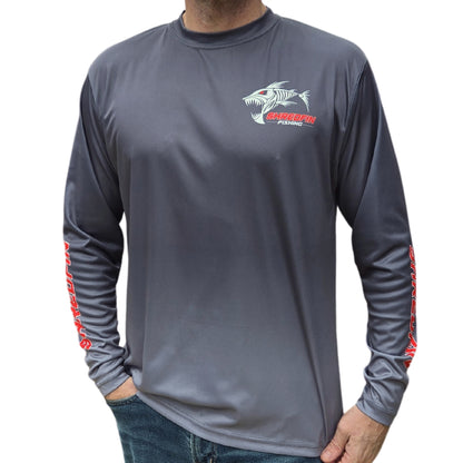 ShredFin Performance Shirt | Tungsten Gray Fade