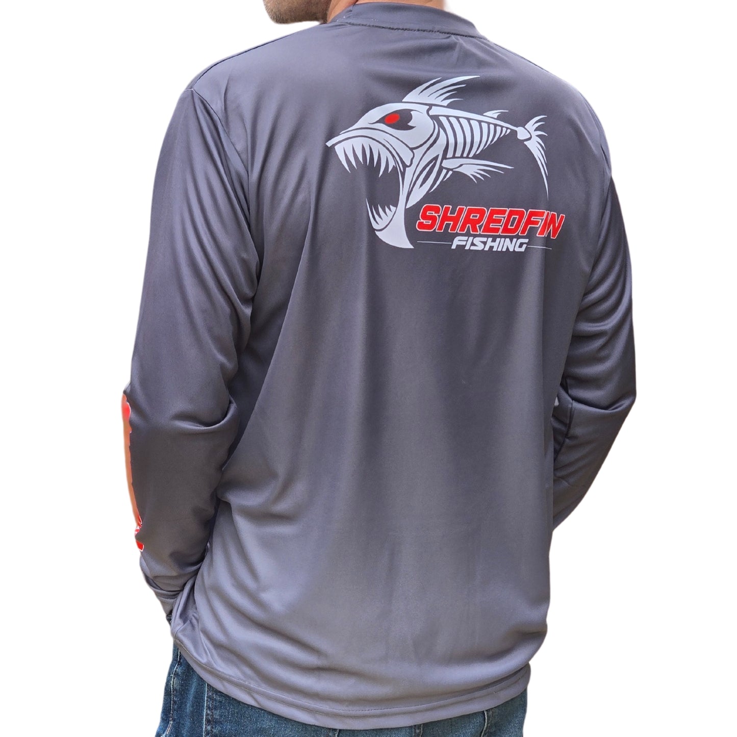 ShredFin Performance Shirt | Tungsten Gray Fade