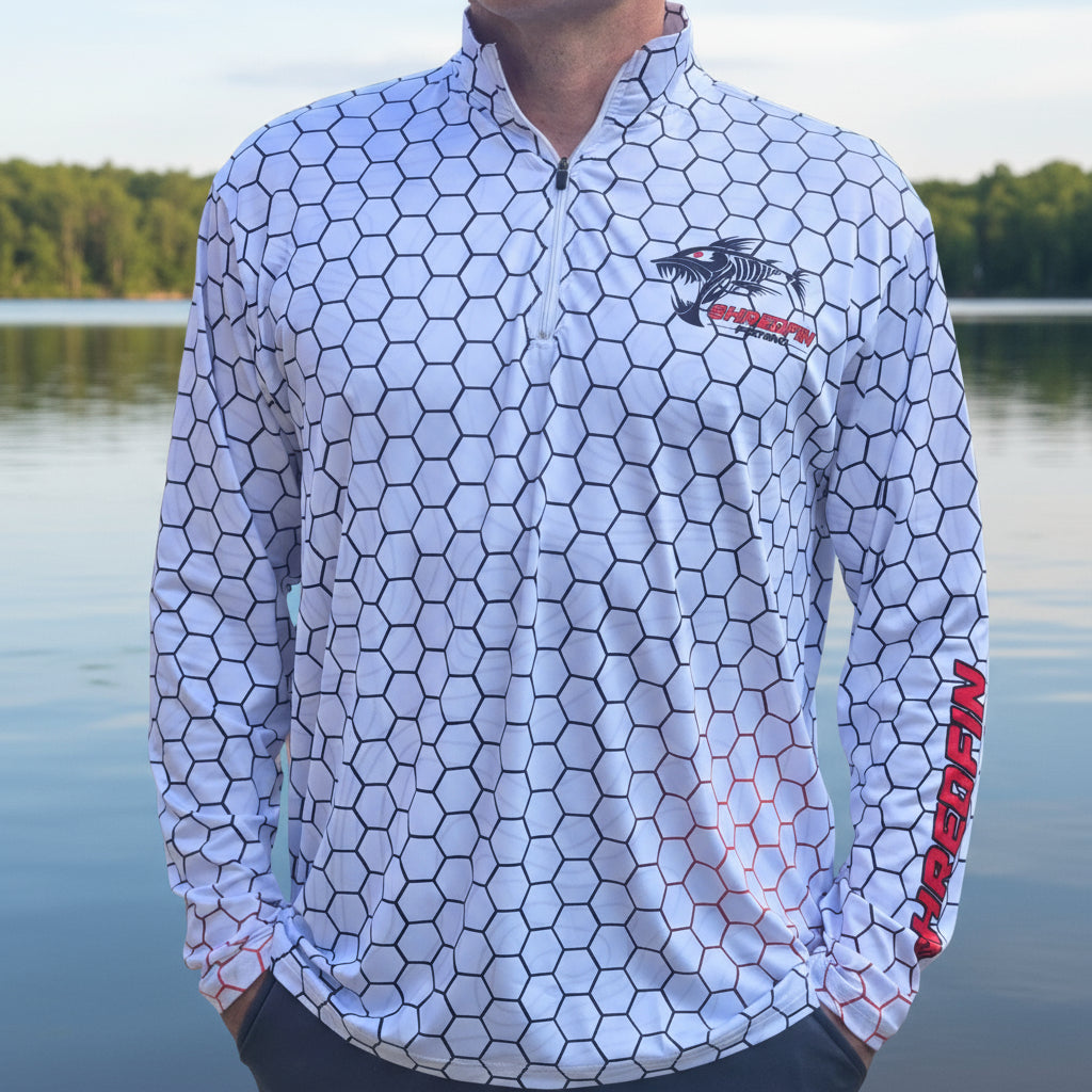 ShredFin FeatherLite 1/4 Zip Performance Shirt | HexCast
