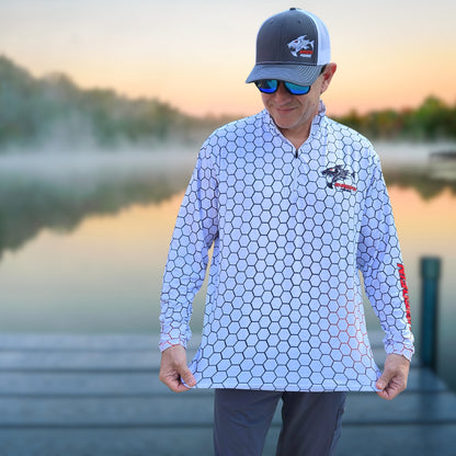 ShredFin FeatherLite 1/4 Zip Performance Shirt | HexCast