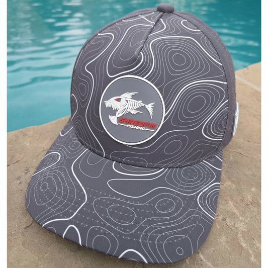 ShredFin Contourz Elite Performance Hat | Battleship Gray