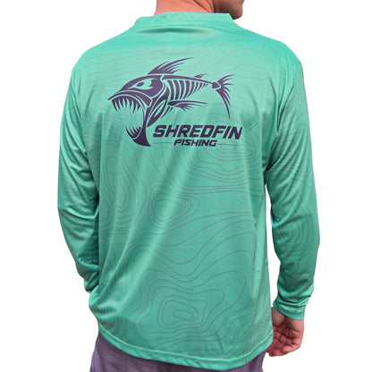 ShredFin Contourz Performance Shirt | Seafoam