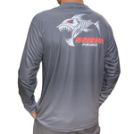 ShredFin Performance Shirt | Tungsten Gray Fade