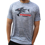 ShredFin Contourz Short Sleeve DriFit Shirt | Tungsten Gray