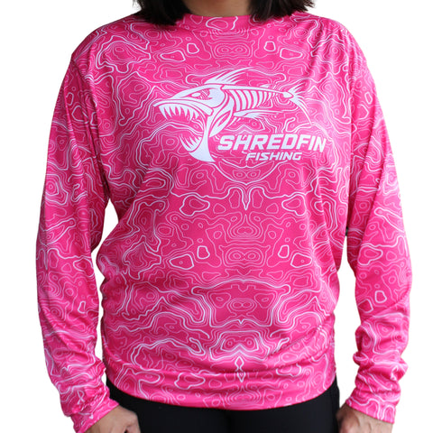 ShredFin Contourz DriFit Shirt | Pink