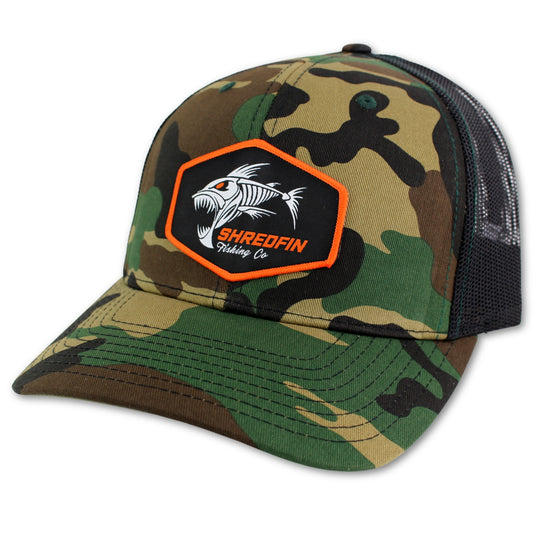 ShredFin Old School Camo Hat