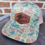 ShredFin Vintage Camo Patch Hat (Field/Khaki)