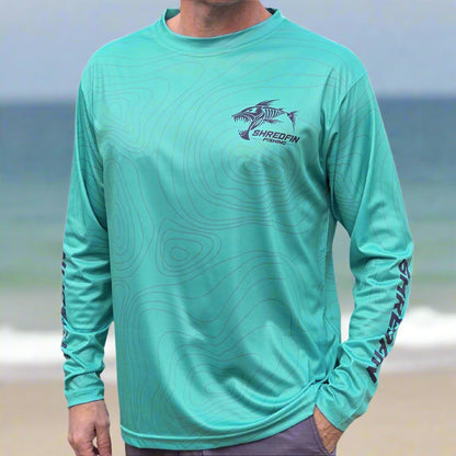 ShredFin Contourz Performance Shirt | Seafoam